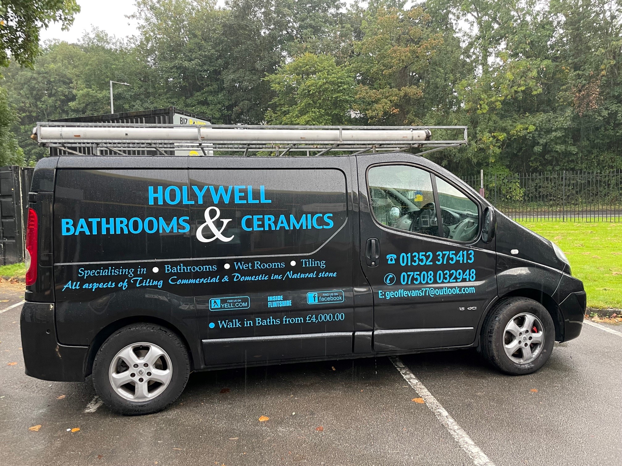 holywell bathrooms van
